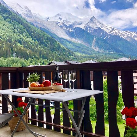 Mont Blanc 43, Vue Mont Blanc , Balcon, Parking Appartement Chamonix Buitenkant foto