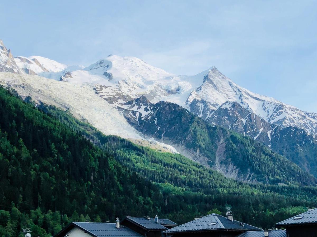 Mont Blanc 43, Vue Mont Blanc , Balcon, Parking Appartement Chamonix Buitenkant foto
