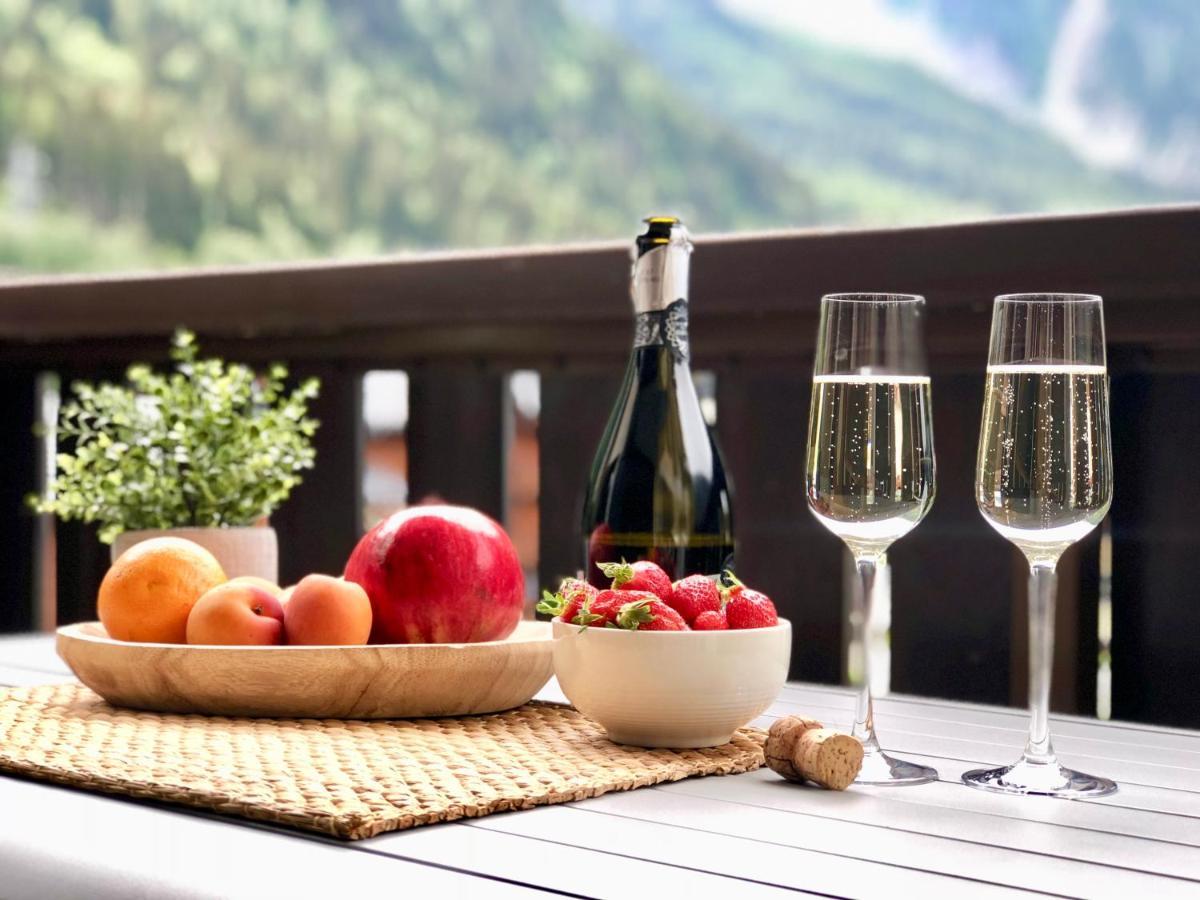 Mont Blanc 43, Vue Mont Blanc , Balcon, Parking Appartement Chamonix Buitenkant foto